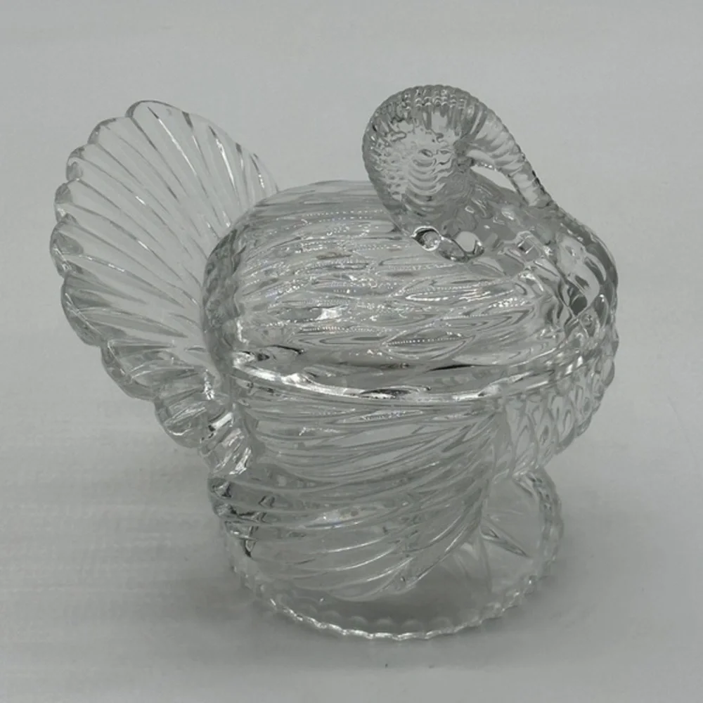 Godinger Shannon Crystal Covered‎ Lead Crystal Turkey Candy Dish